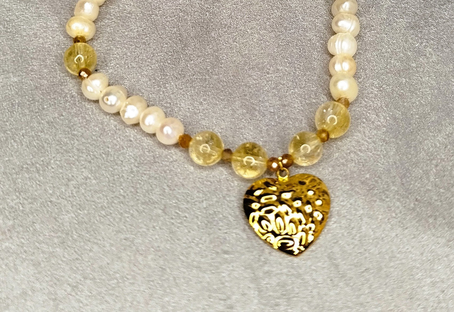 Bracelet Aurea Solis – Citrine & saphir jaune ALMA Y LUZ